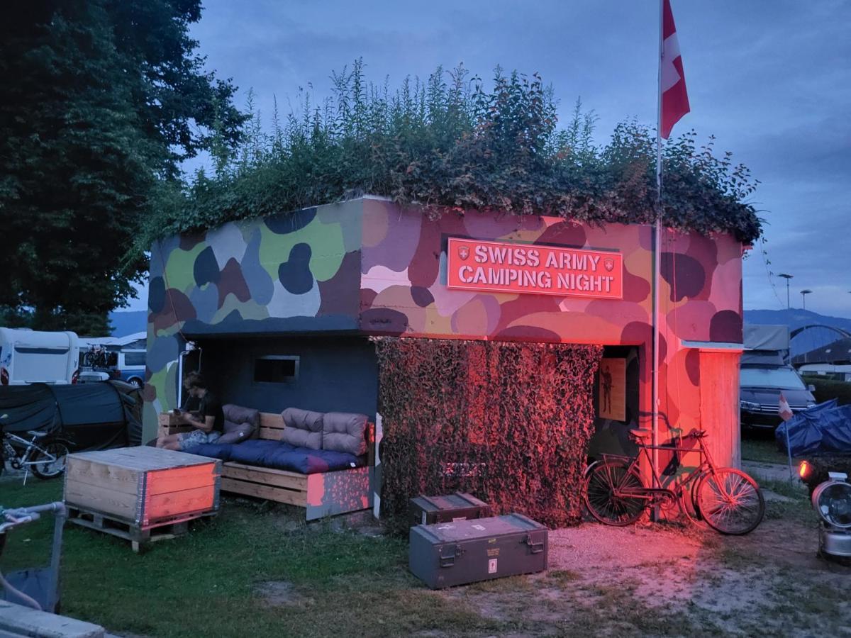 Swiss Army Camping Night / Militaerbunker St. Margrethen المظهر الخارجي الصورة
