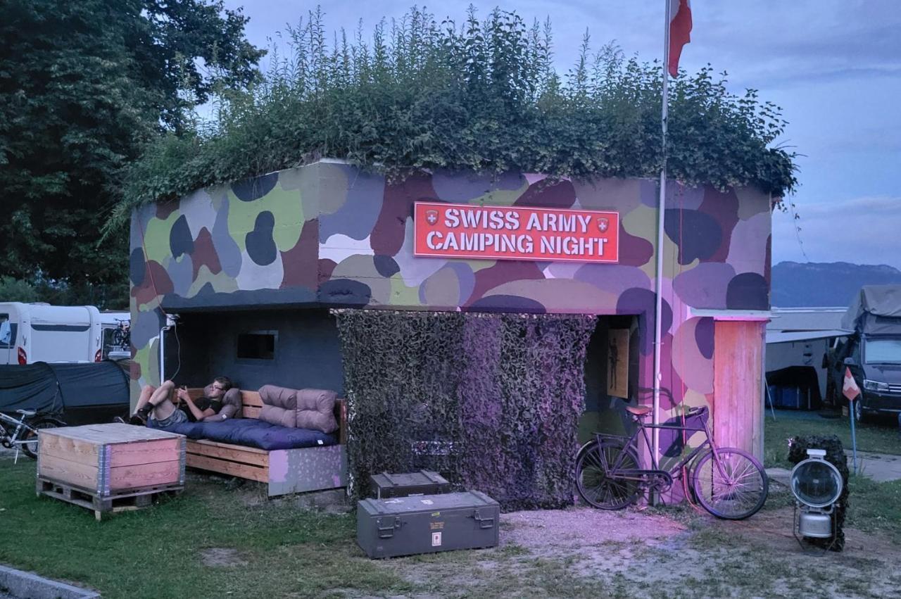 Swiss Army Camping Night / Militaerbunker St. Margrethen المظهر الخارجي الصورة